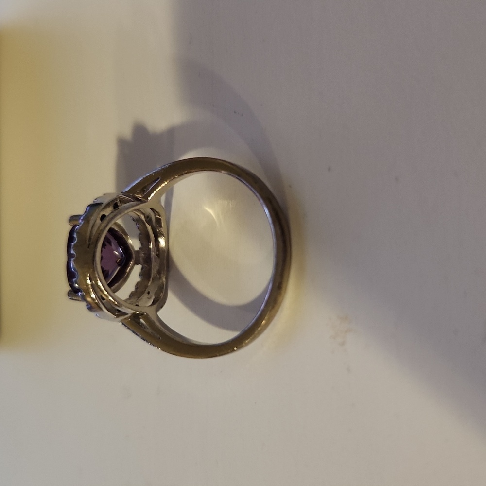 Purple Stone Ring - image 4